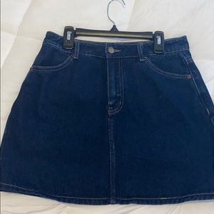 Dark Jean skirt